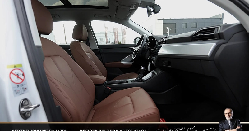 Audi Q3 cena 135899 przebieg: 99888, rok produkcji 2020 z Brańsk małe 596